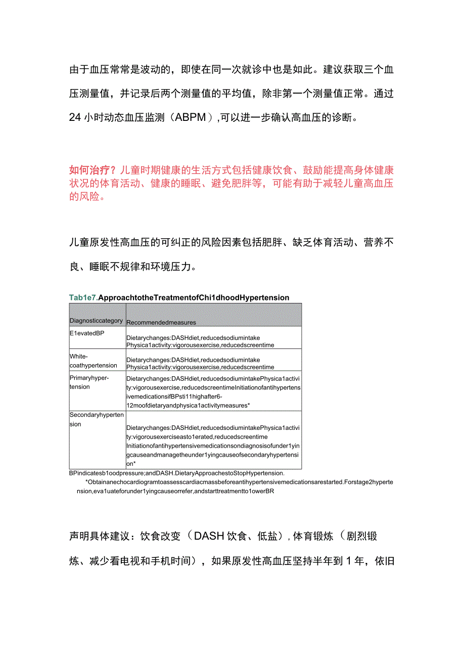 最新：儿童原发性高血压的诊断标准和管理.docx_第3页