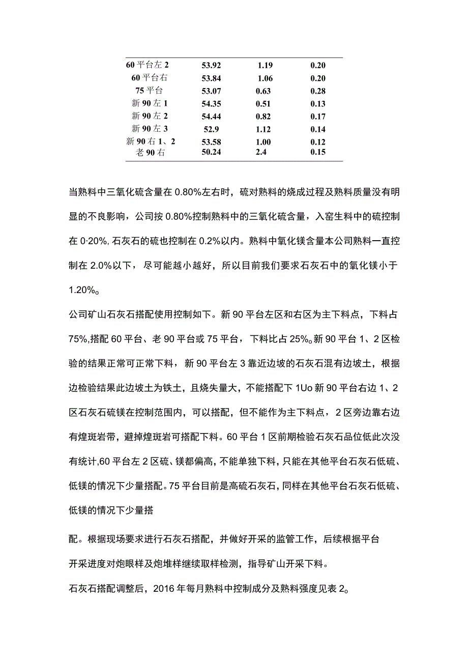 控制石灰石有害成分提高熟料强度.docx_第3页