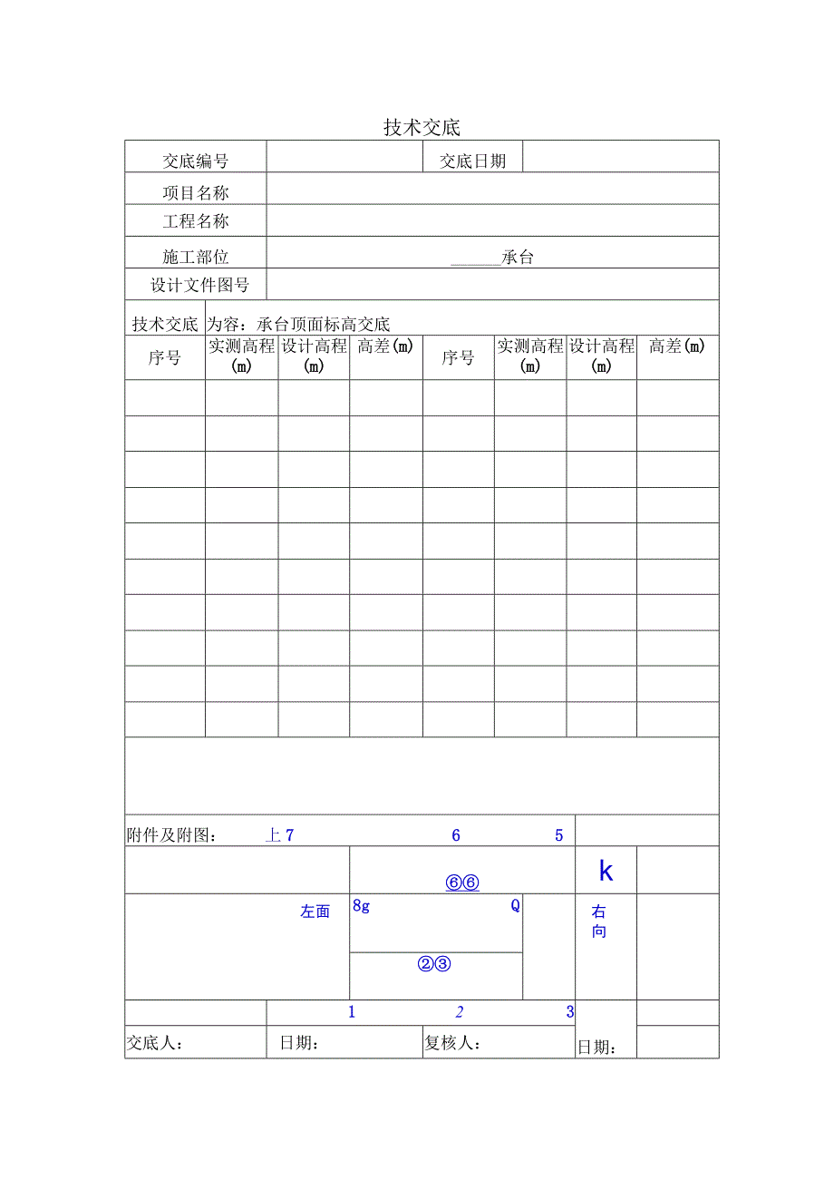 承台测量技术交底.docx_第1页