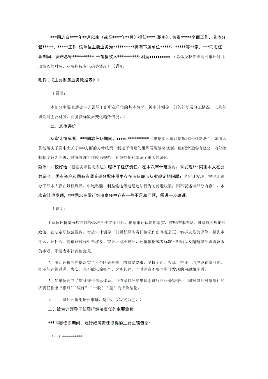 最新版经济责任审计报告模板.docx_第2页