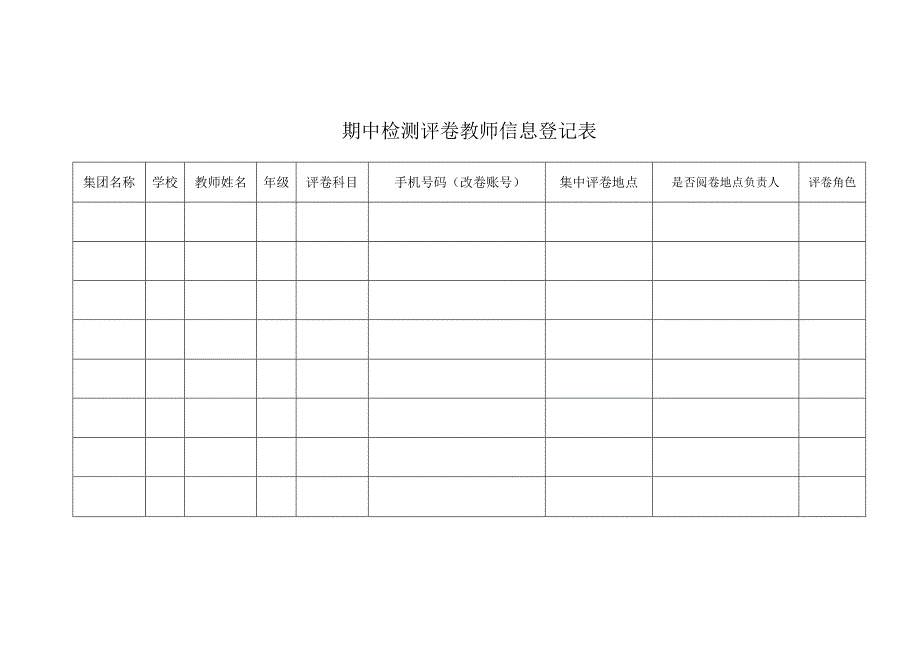 期中检测评卷教师信息登记表.docx_第1页