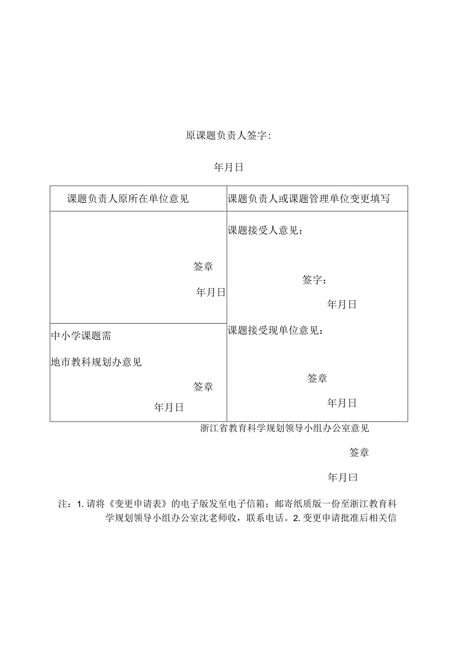 浙江省教育科学规划课题重要事项变更申请审批表.docx_第2页