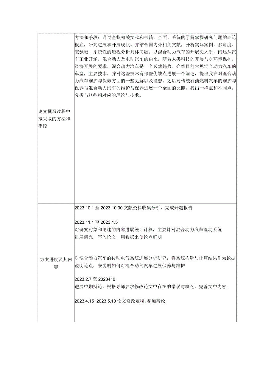 汽车专业混合动力汽车开题报告.docx_第3页