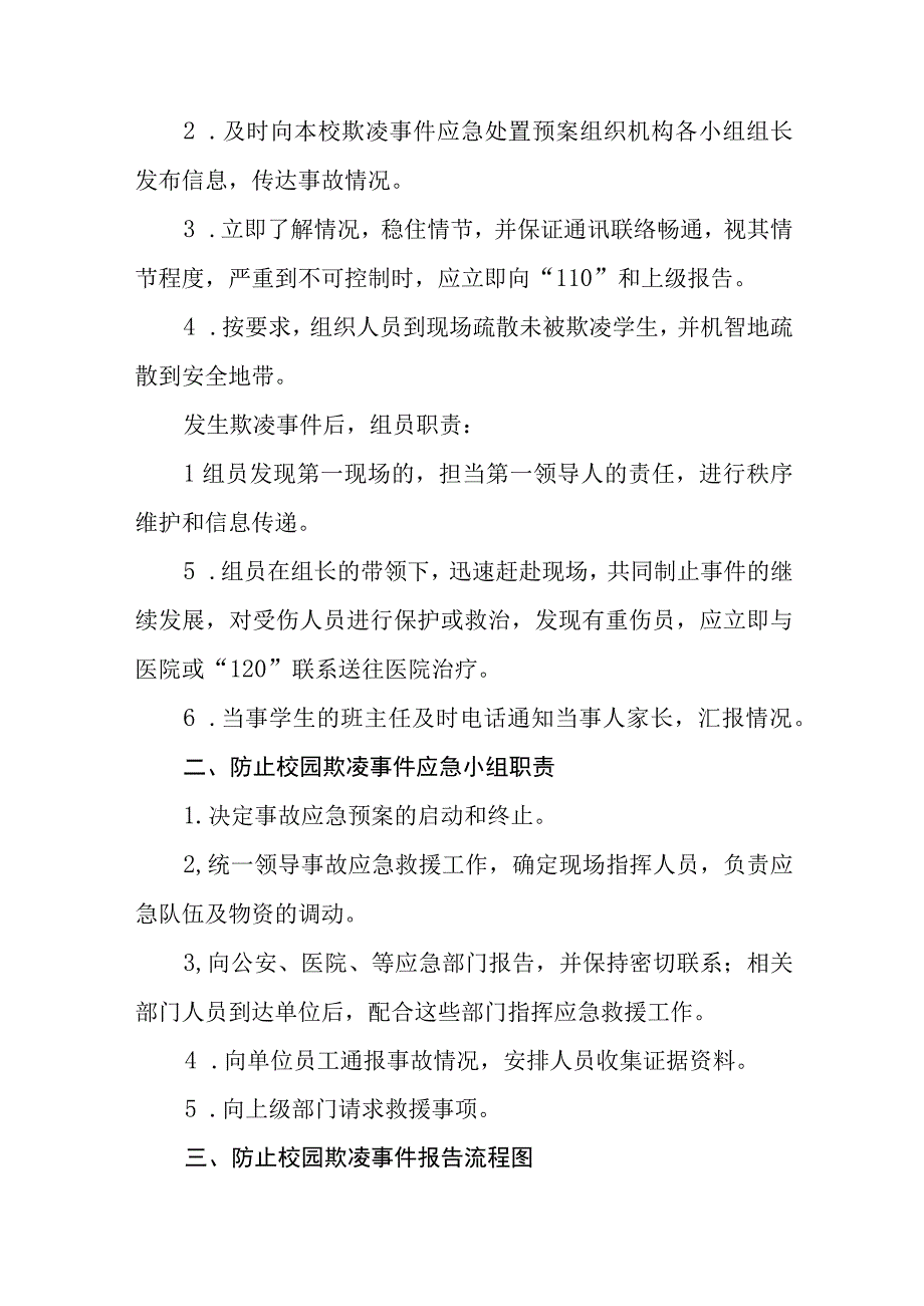 校园欺凌应急处置预案范文合集三篇.docx_第2页