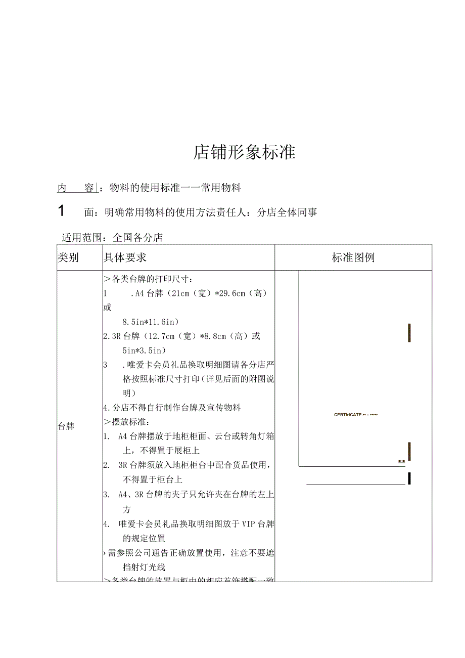 浅论店铺形象标准.docx_第1页