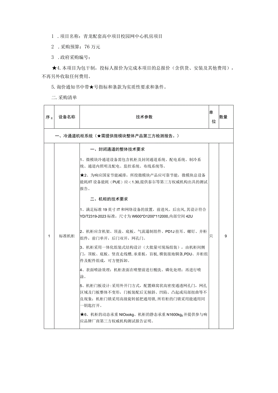 校园网中心机房项询价通知书.docx_第2页