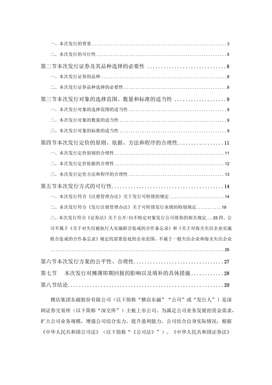 横店东磁：向不特定对象发行可转换公司债券方案的论证分析报告.docx_第2页