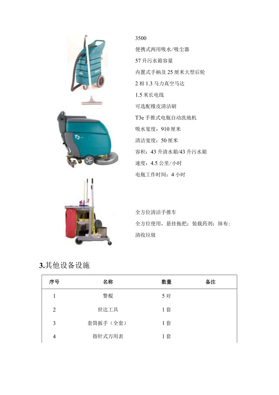 沿街商铺及农贸市场管理的设备设施配备方案.docx_第3页