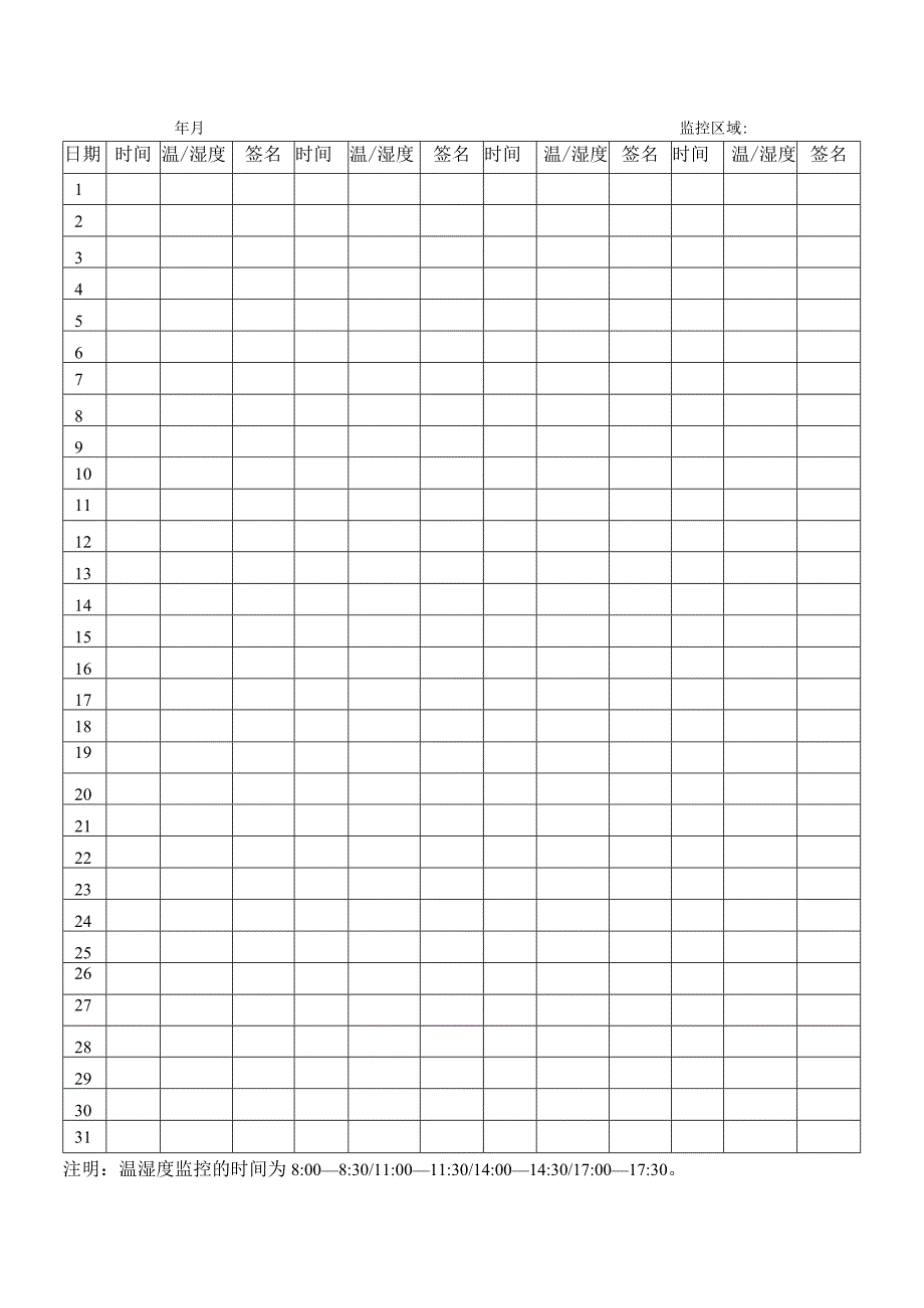 温湿度记录.docx_第1页