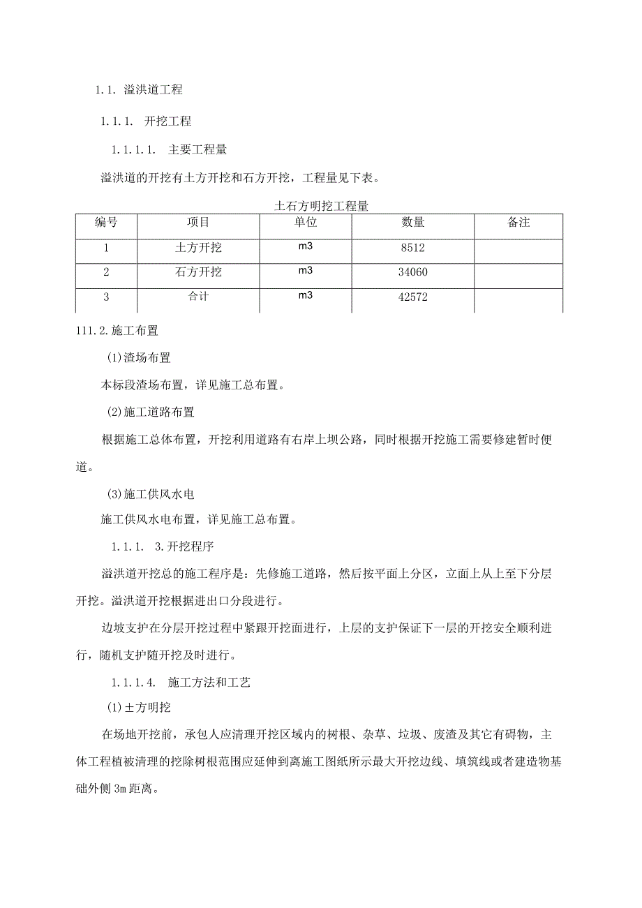 溢洪道施工方案设计.docx_第1页