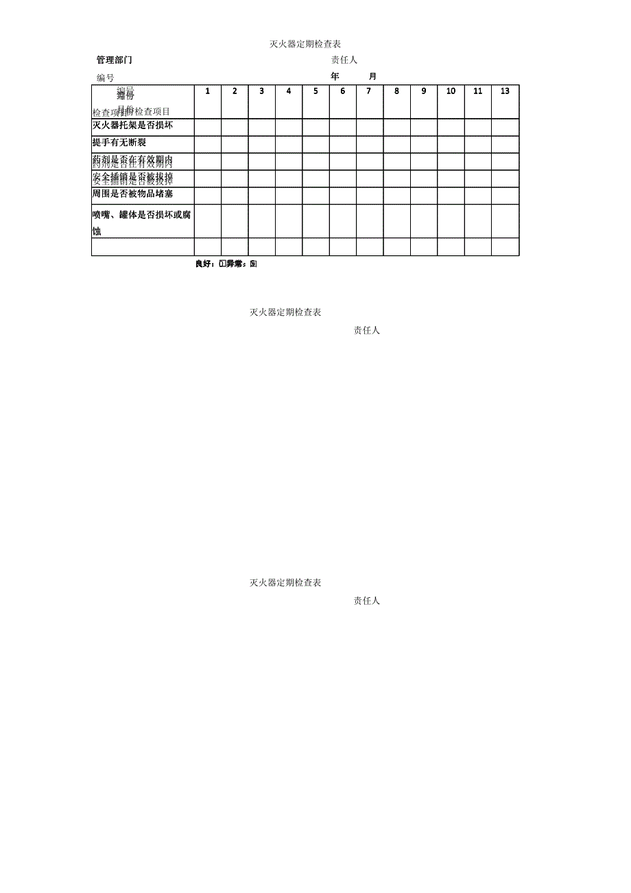 灭火器定期检查表.docx_第2页