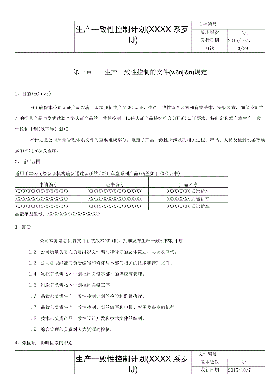 生产一致性控制计划(模板)(共30).docx_第3页