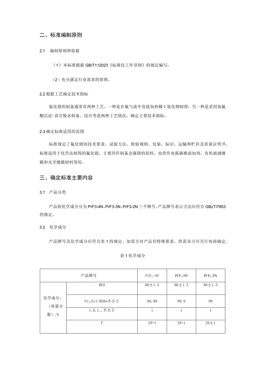 稀土行业标准《氟化镨》编制说明.docx_第3页