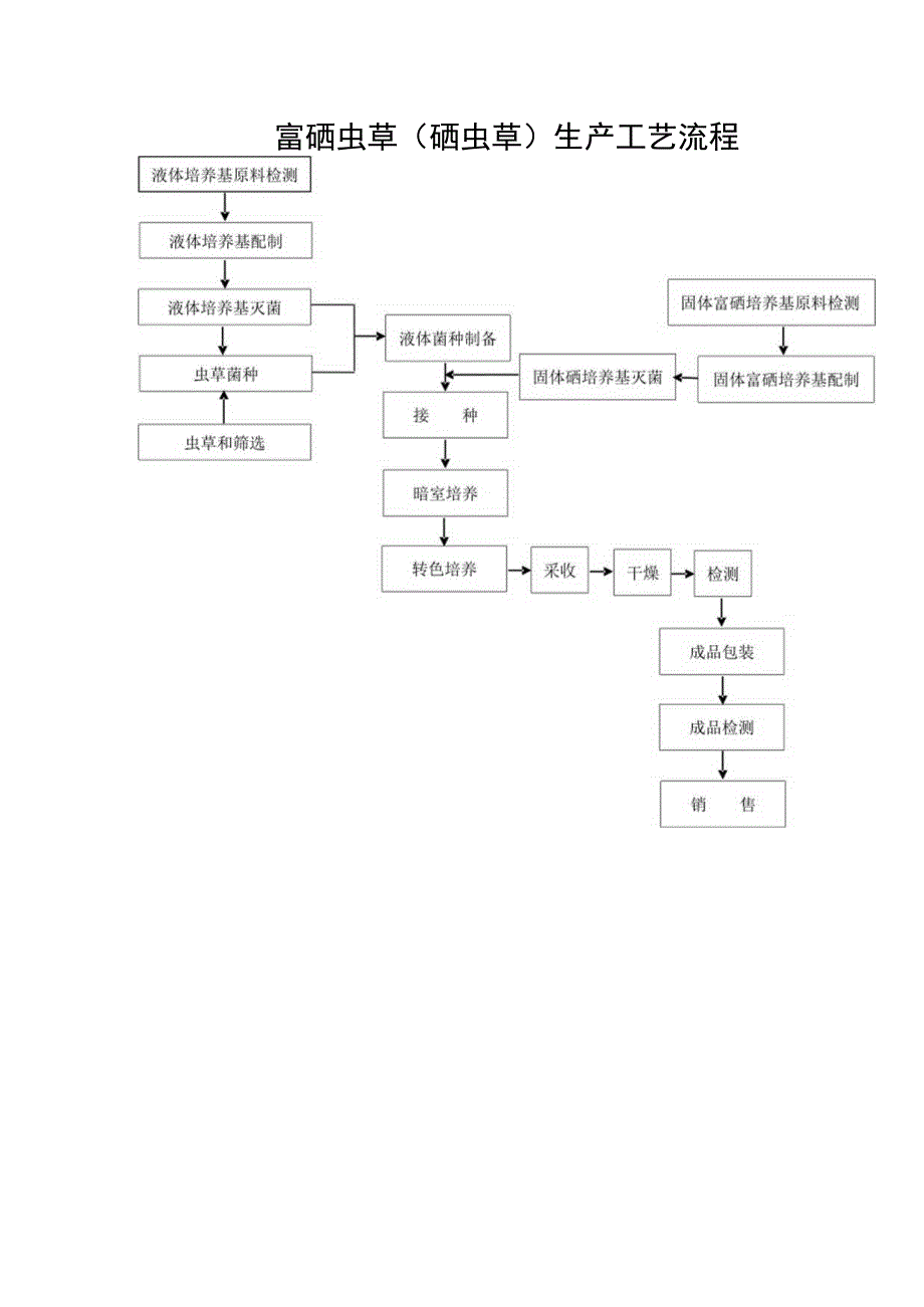 硒虫草生产工艺流程.docx_第1页