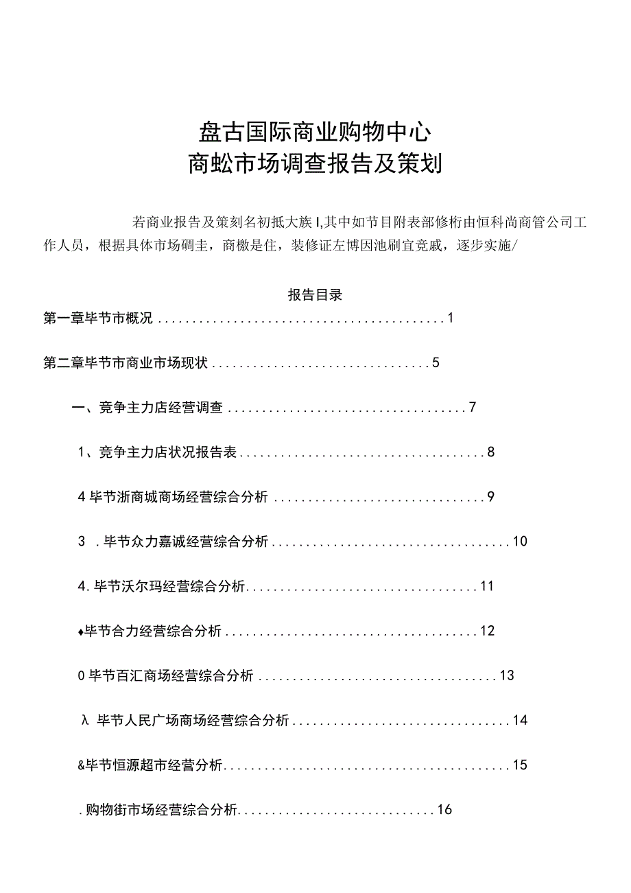 盘古国际购物中心可行性方案.docx_第1页