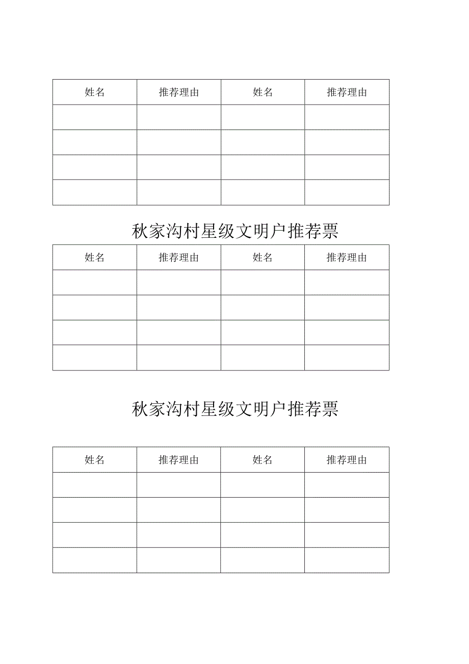 秋家沟村星级文明户评选方案.docx_第3页