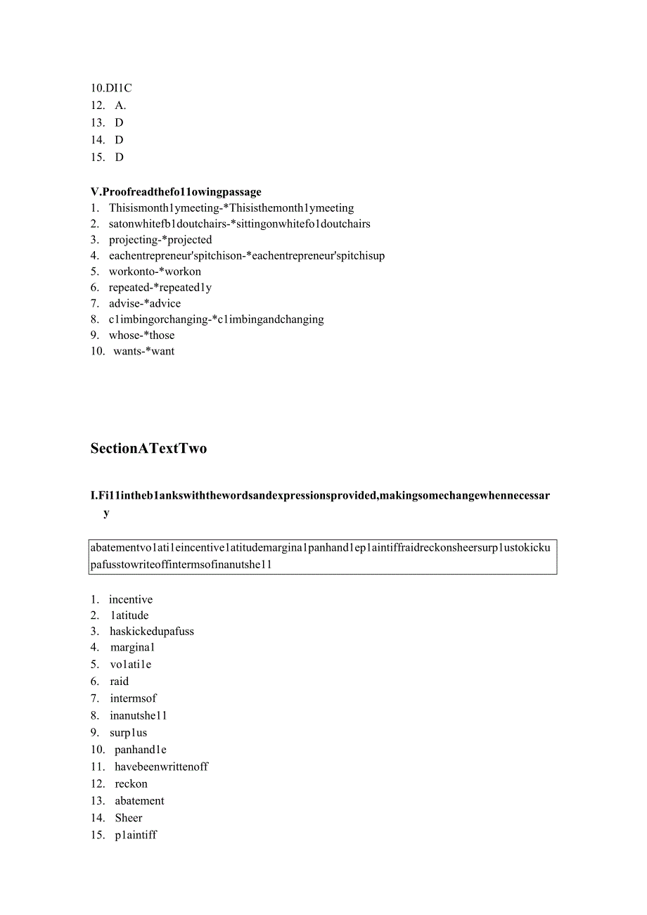 答案unit 10经济四川外国语大学适用版.docx_第2页