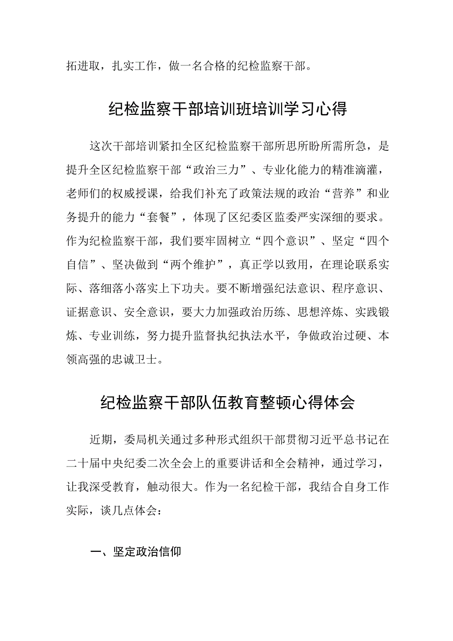 精品3篇纪检监察干部队伍教育整顿心得体会.docx_第3页