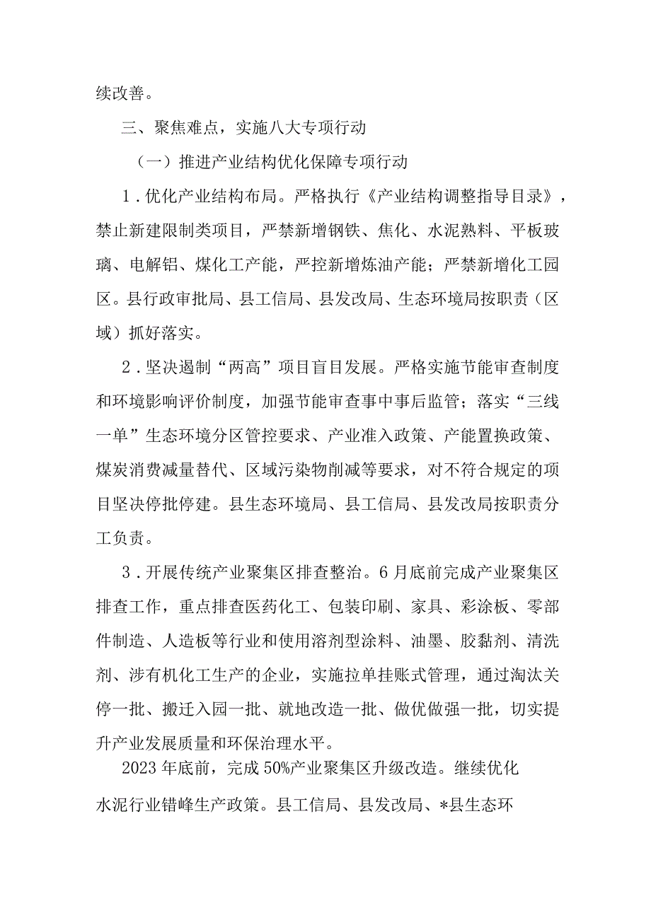 县蓝天保卫战2023年工作方案.docx_第3页