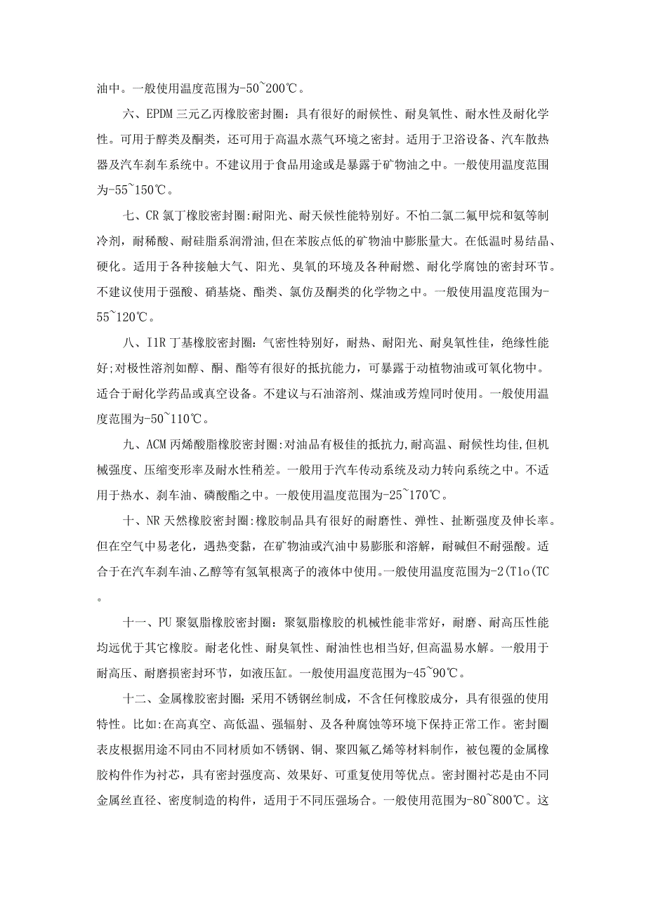 各种橡胶密封圈材质对比总结.docx_第2页