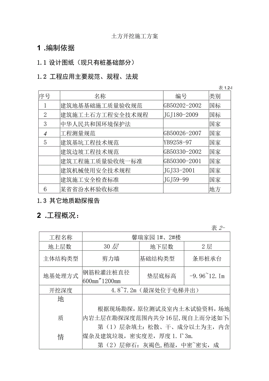 土方开挖施工方案工程文档范本.docx_第3页