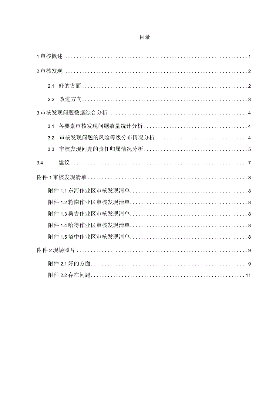 塔里木油田公司事业部审核评估报告安全模板.docx_第2页