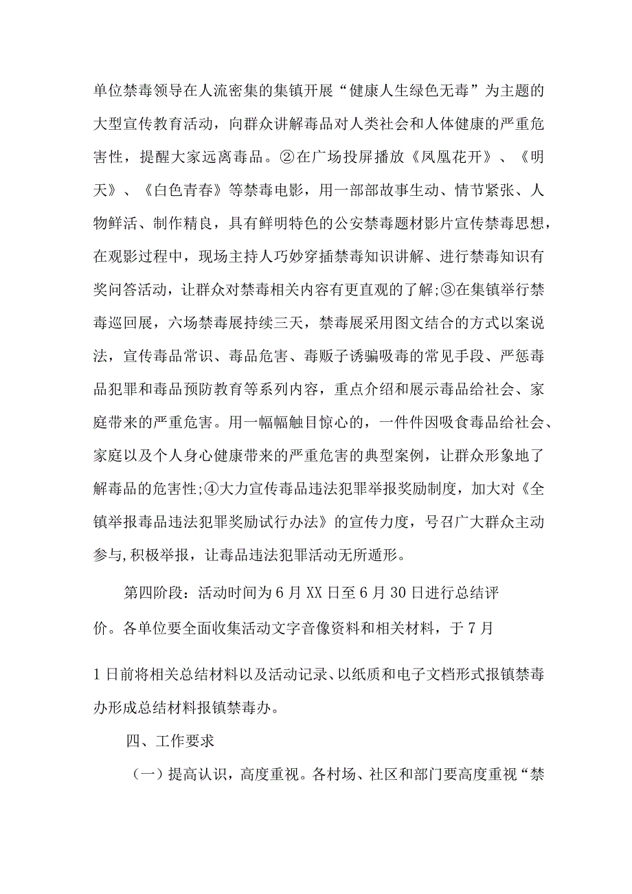 城区医院开展2023年全民禁毒宣传月主题活动实施方案 合计8份.docx_第3页