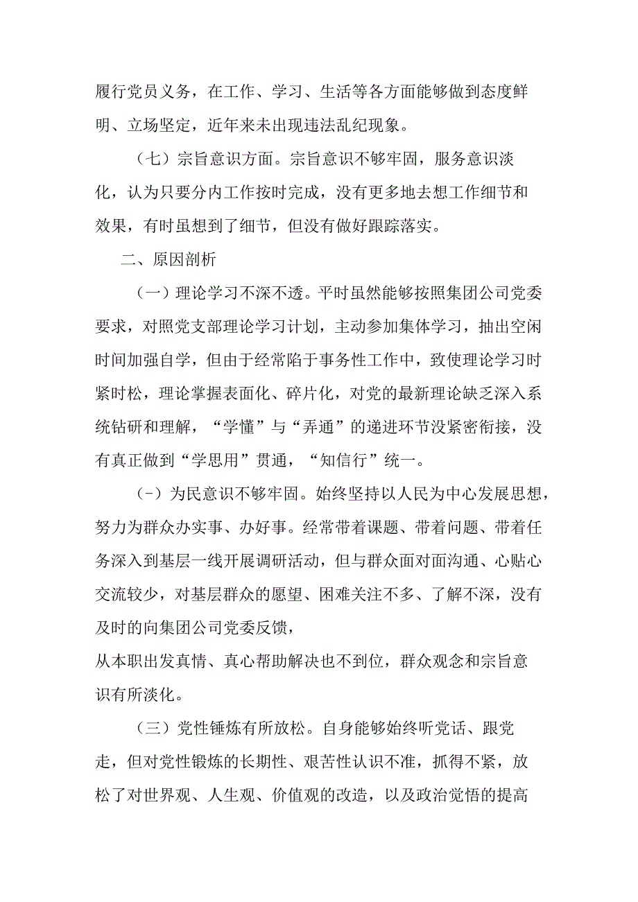 市纪委监委班子成员纪检监察干部教育整顿对照检查材料.docx_第3页