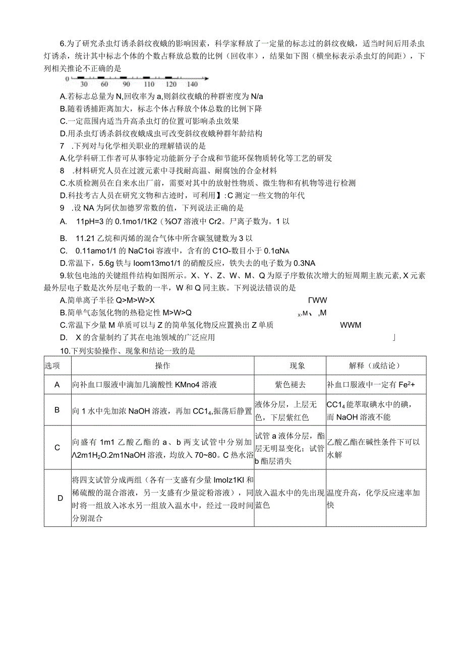 成都七中2023～2023学年度下期高2023届模拟考试理科综合试卷.docx_第2页