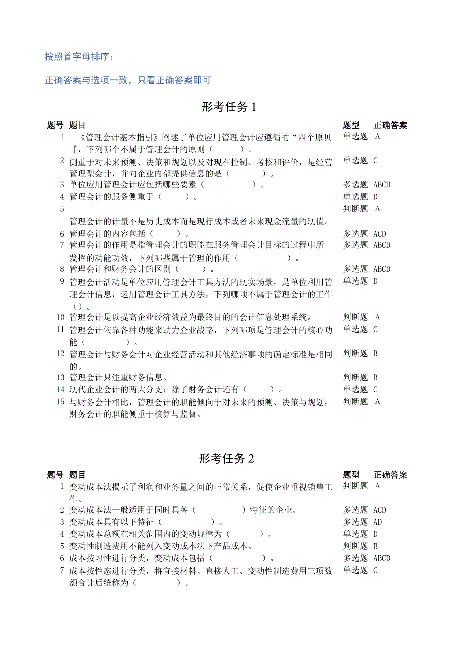 最新整理国开电大《管理会计》网上形考任务110参考答案.docx_第1页