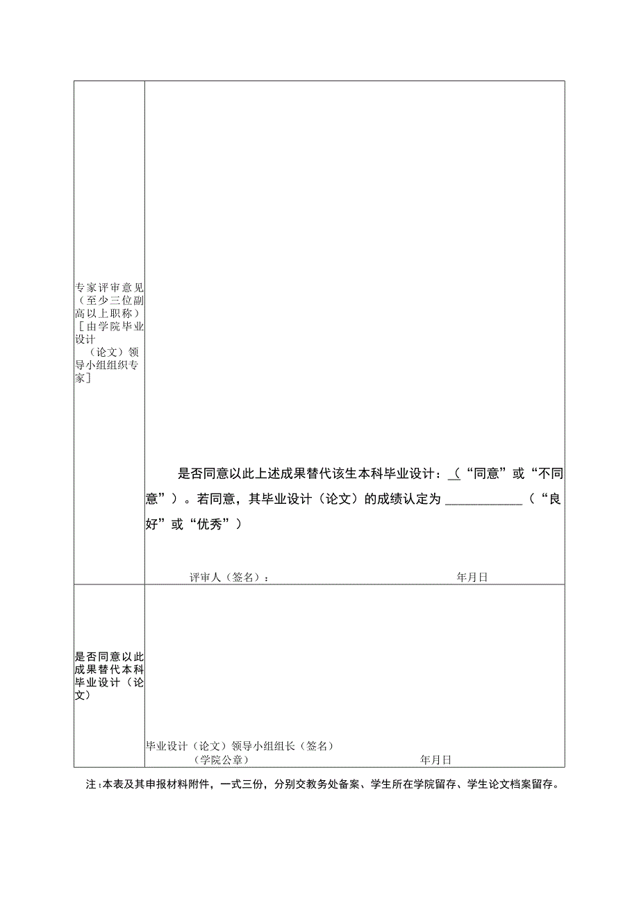 纺织服装学院届毕业生获奖作品替代毕业设计论文审批表.docx_第2页