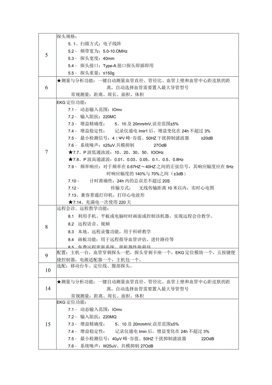 肿瘤科彩色超声穿刺引导仪参数.docx_第2页