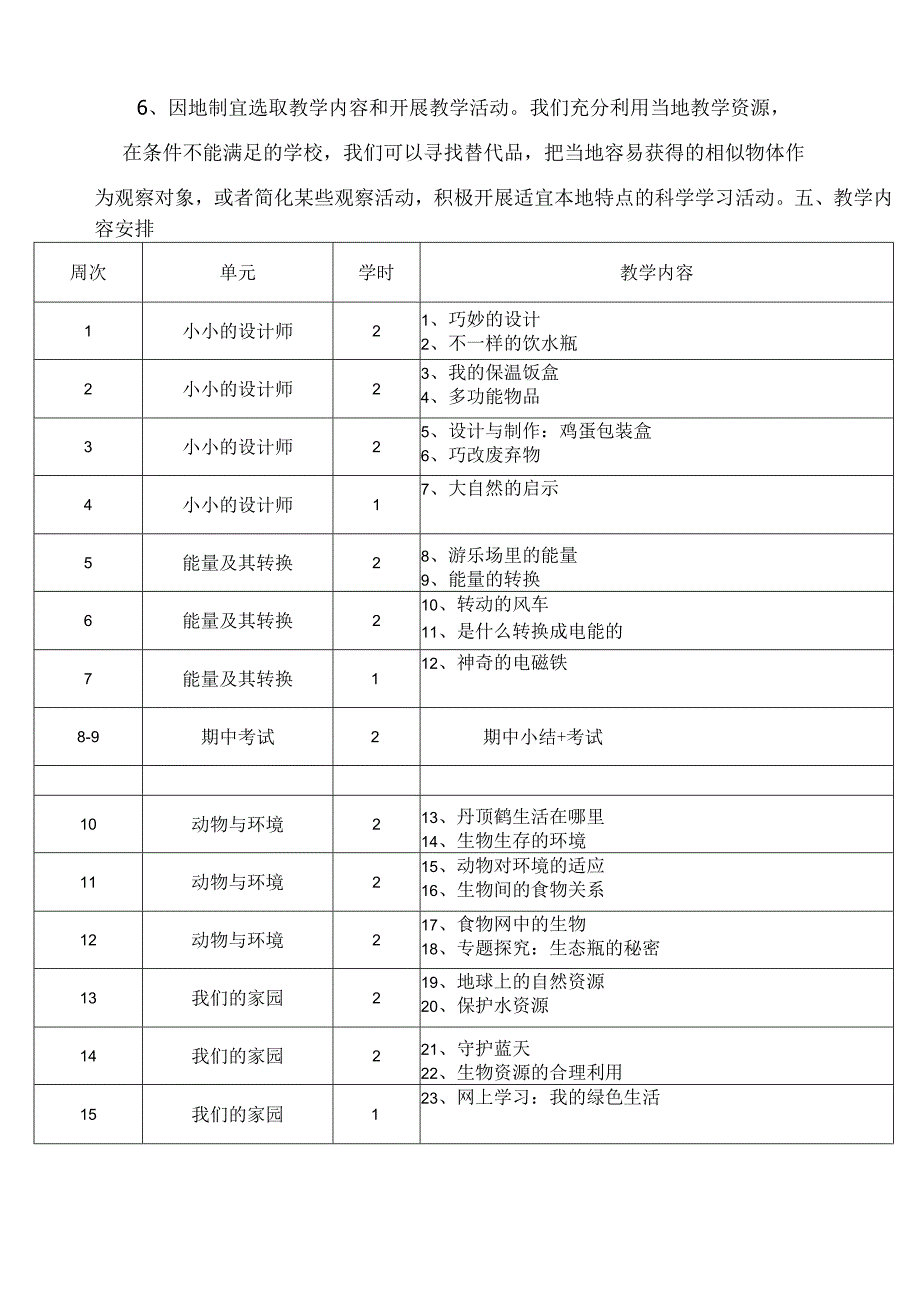 粤教版六年级科学下册教学计划.docx_第3页