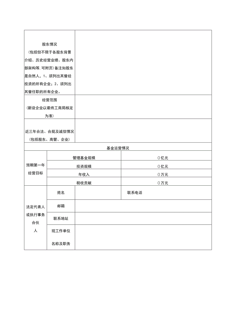 湘江基金小镇机构入驻申请表.docx_第2页