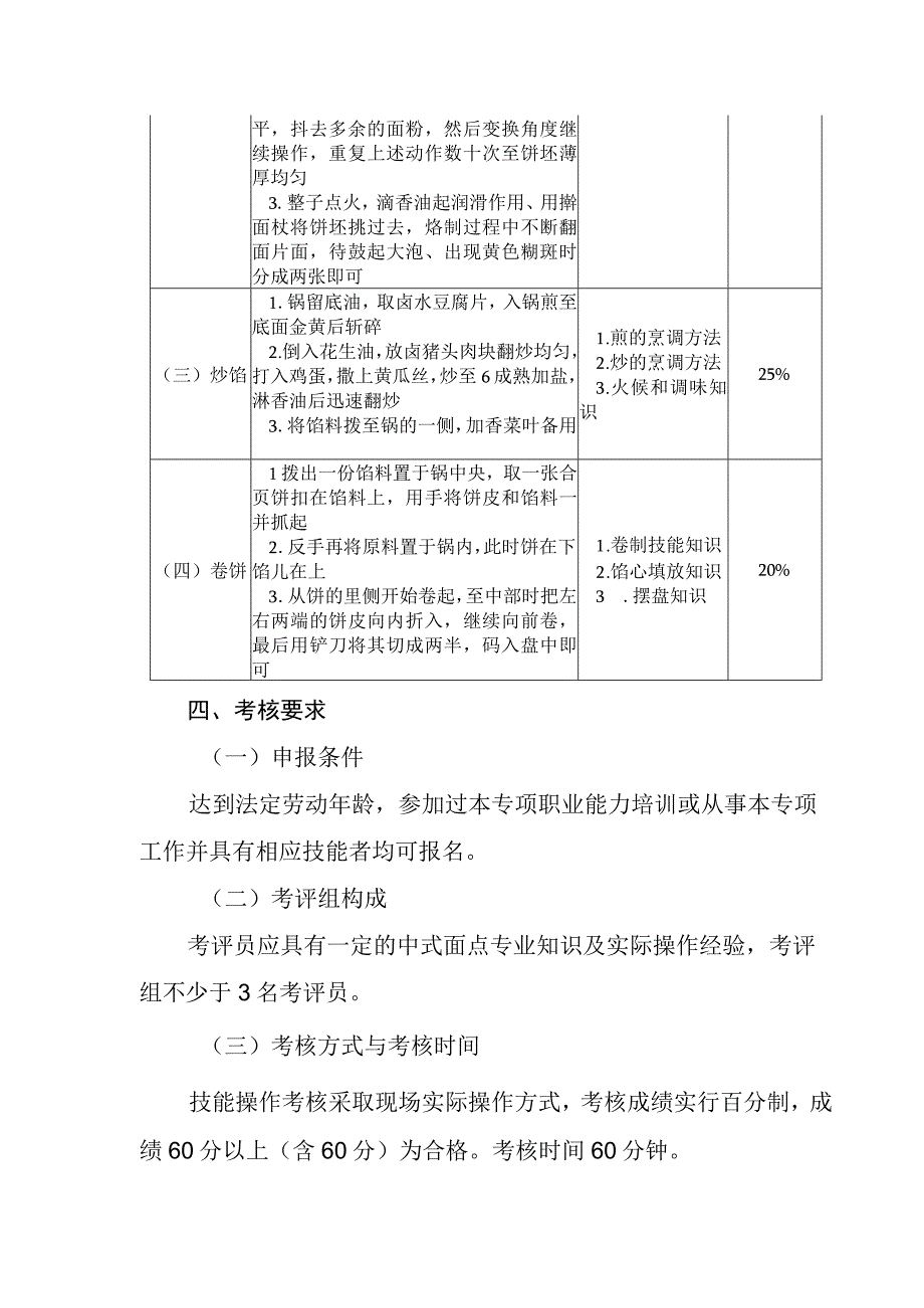 滨州锅子饼制作专项职业能力考核规范.docx_第2页