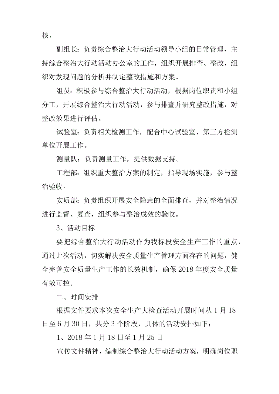 深入开展查风险除隐患防事故安全质量综合整治大行动的活动方案.docx_第2页