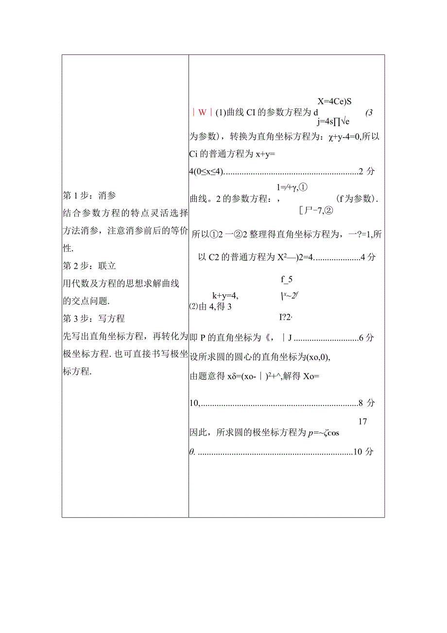 第2部分 专题7 审题与答题示范7 坐标系与参数方程问题重在化 21.docx_第2页