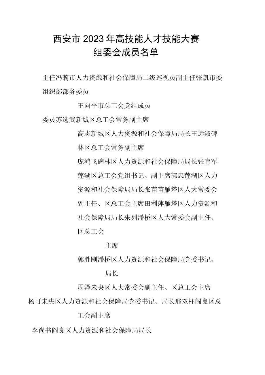 西安市2023年高技能人才技能大赛.docx_第1页