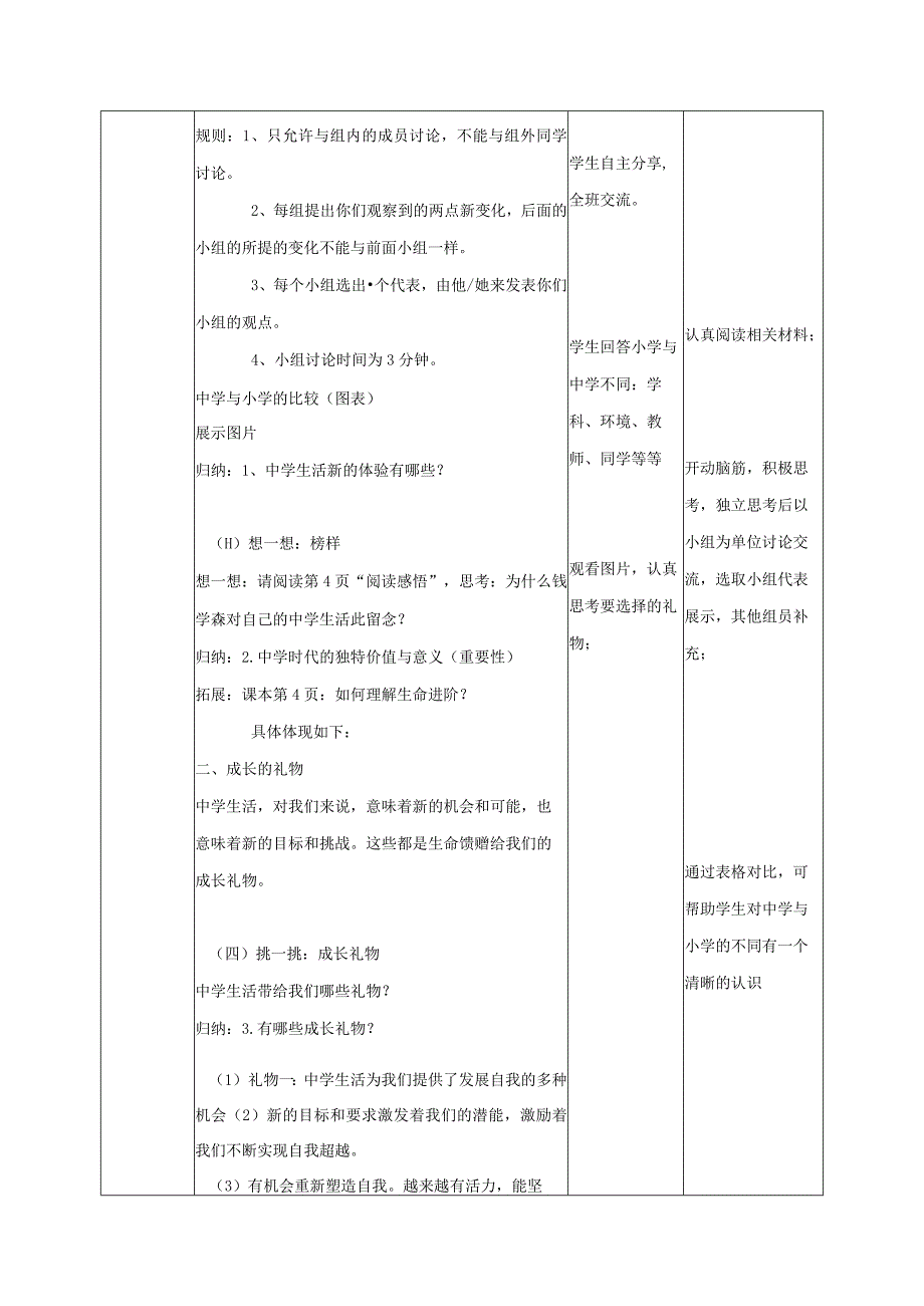 道德与法治人教版七年级上册2016年新编第一单元教案.docx_第2页