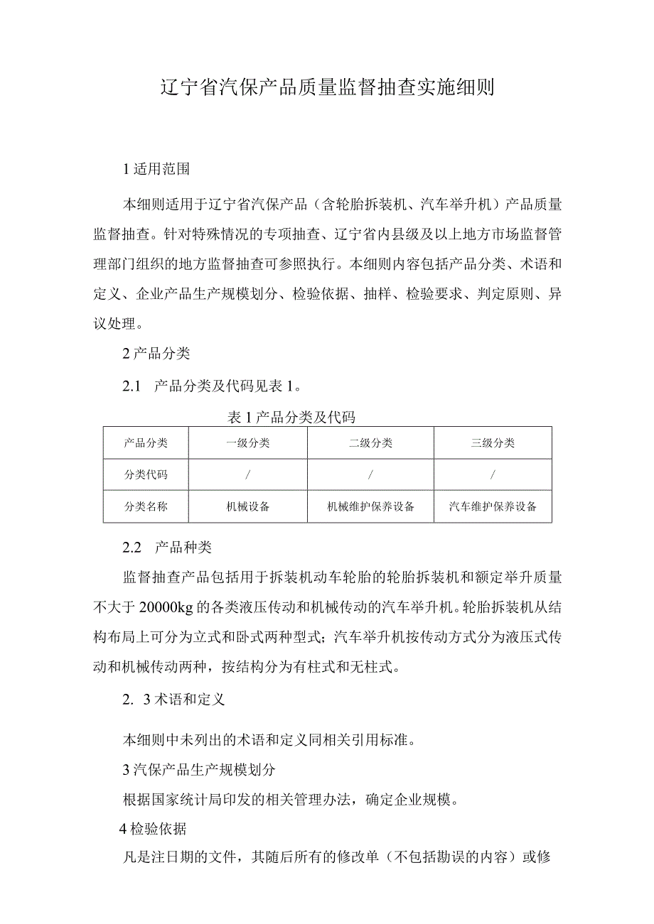 辽宁省汽保产品质量监督抽查实施细则.docx_第1页