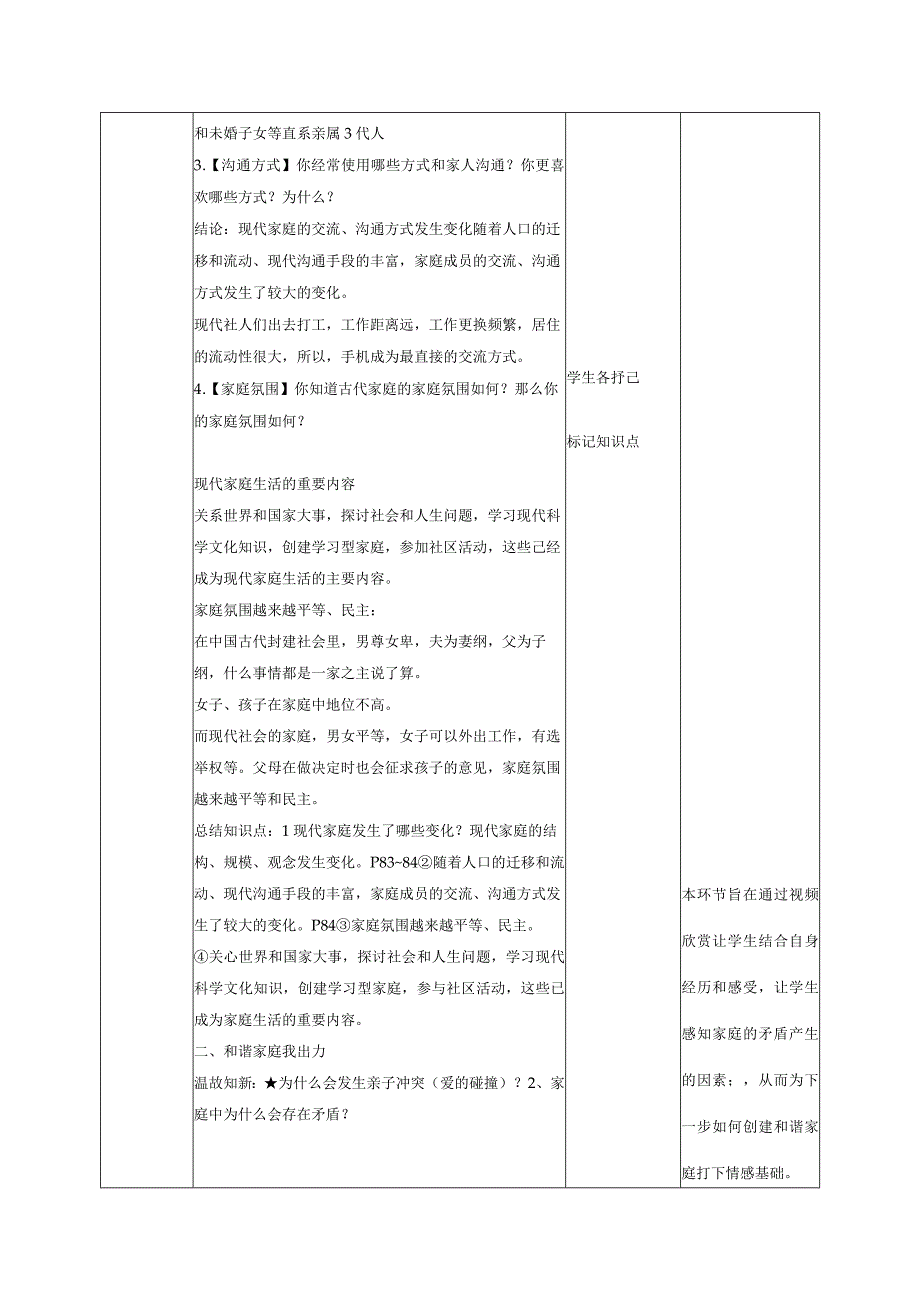 道德与法治人教版七年级上册2016年新编73让家更美好教学设计.docx_第2页