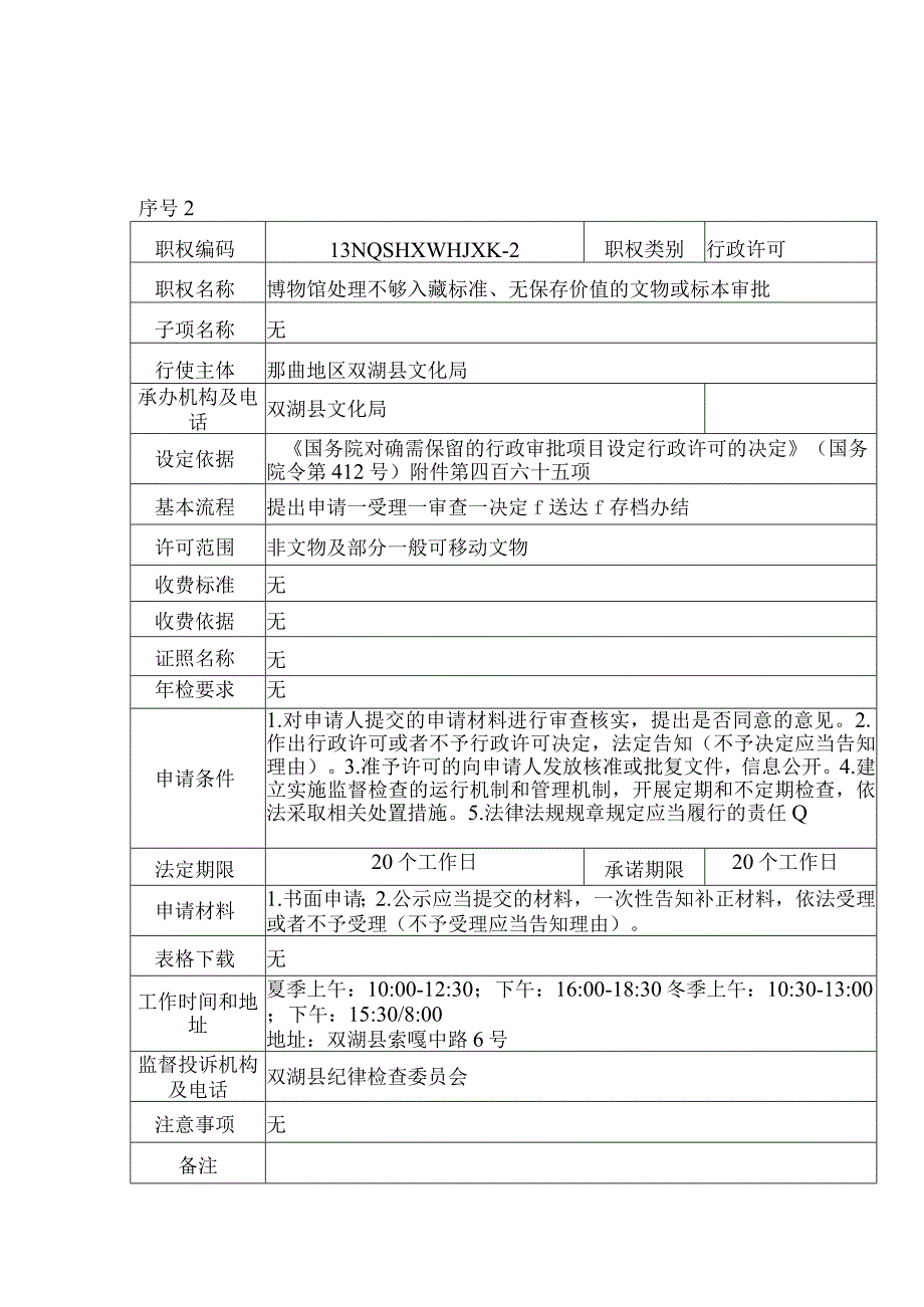 那曲地区双湖县文化局文物局旅游局行政许可服务指南.docx_第3页