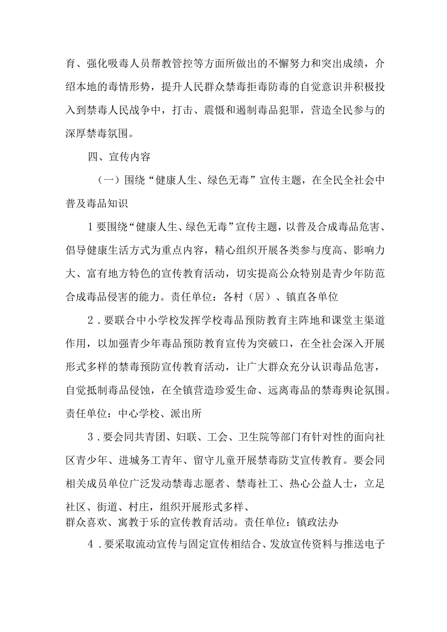 高等大学校开展2023年全民禁毒宣传月主题活动方案 合计7份.docx_第2页