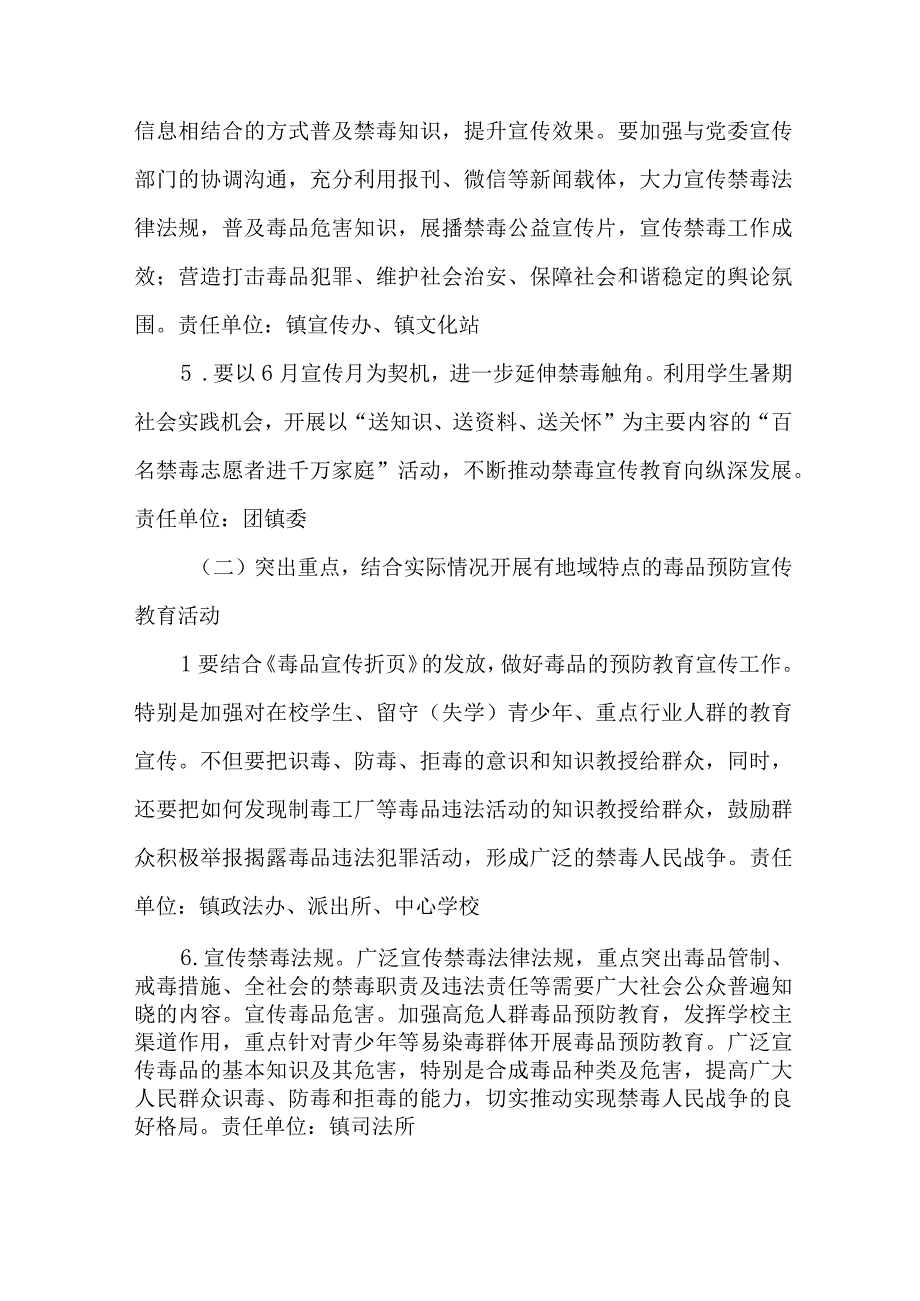 高等大学校开展2023年全民禁毒宣传月主题活动方案 合计7份.docx_第3页