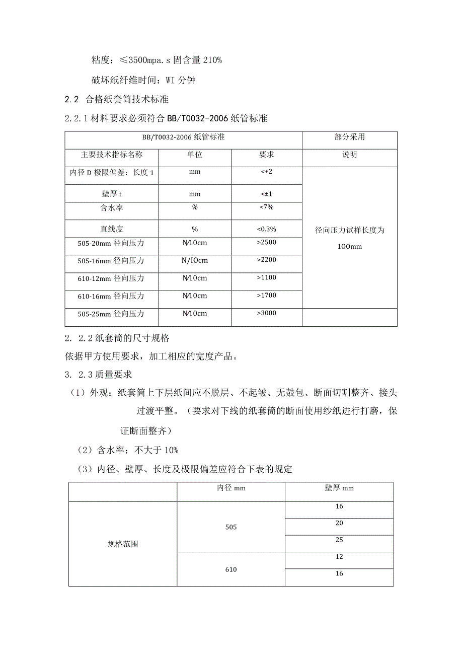 酒泉钢铁集团宏兴钢铁股份有限公司不锈钢分公司纸套筒大包采购技术协议.docx_第3页