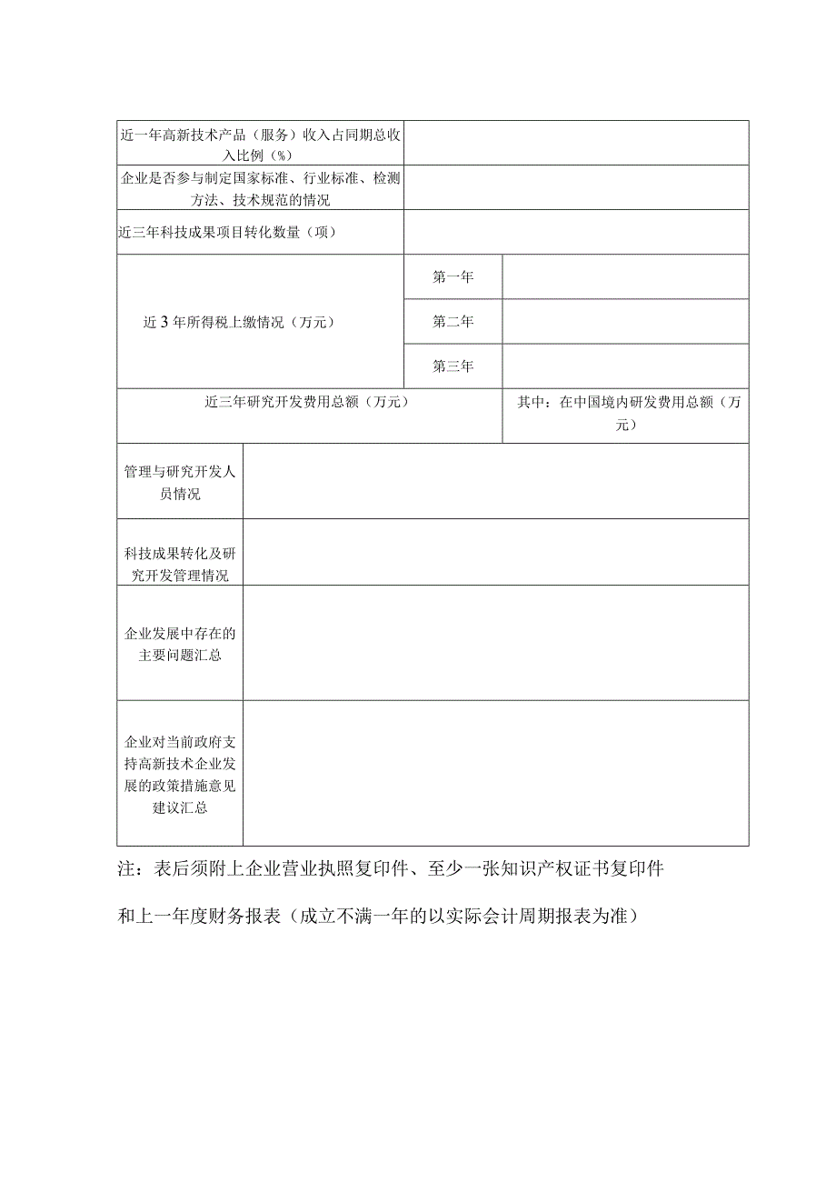 高新区高新技术企业培育信息表.docx_第3页