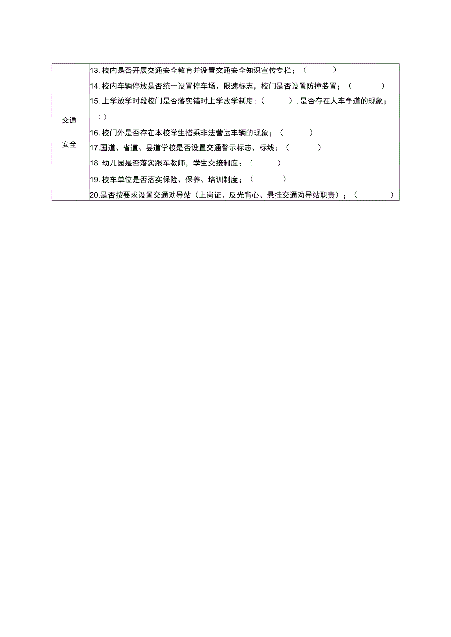 铜梁区2023年春期校园及周边治安专项整治情况检查表.docx_第2页