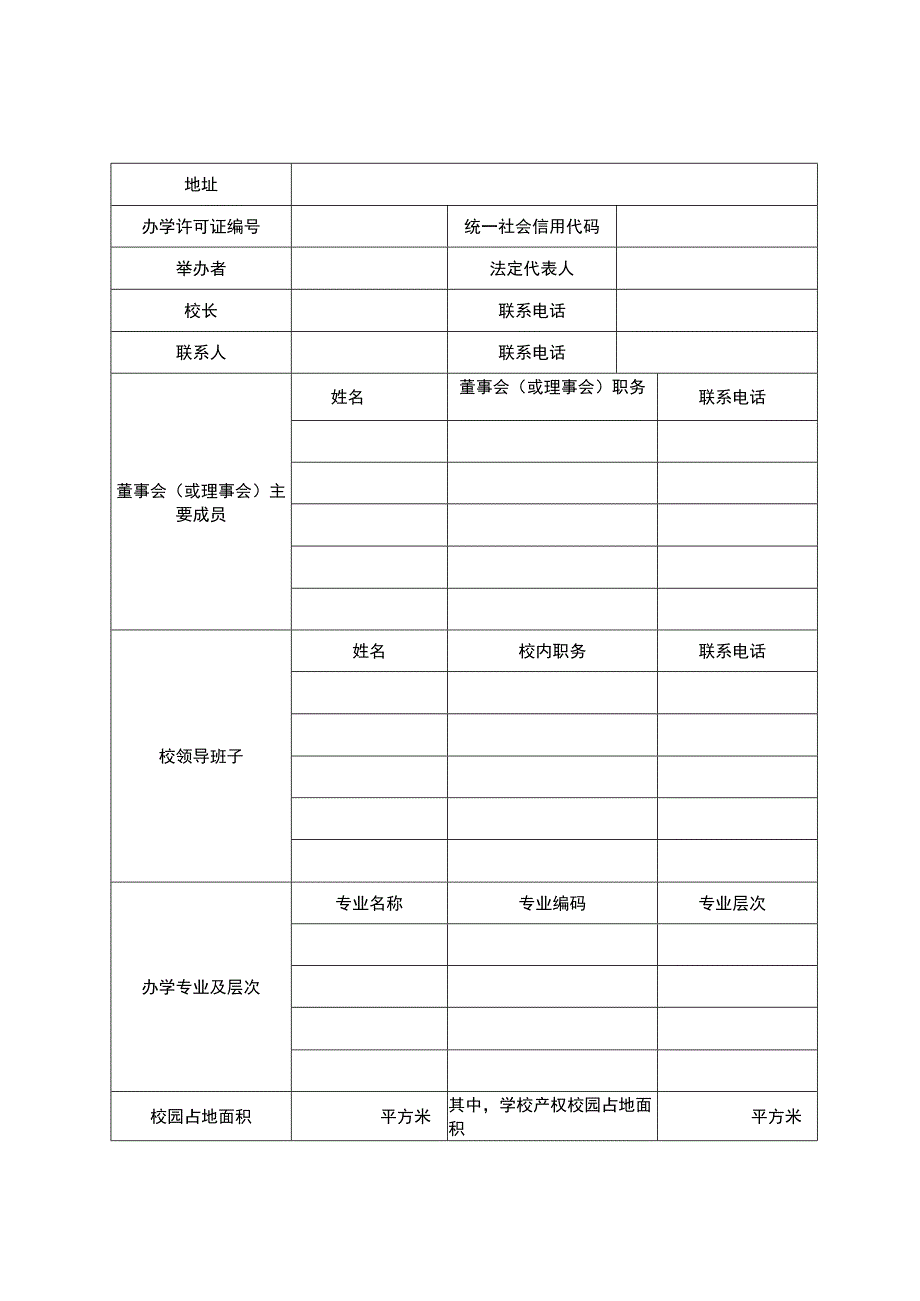 重庆市民办技工院校年度检查报告书.docx_第2页