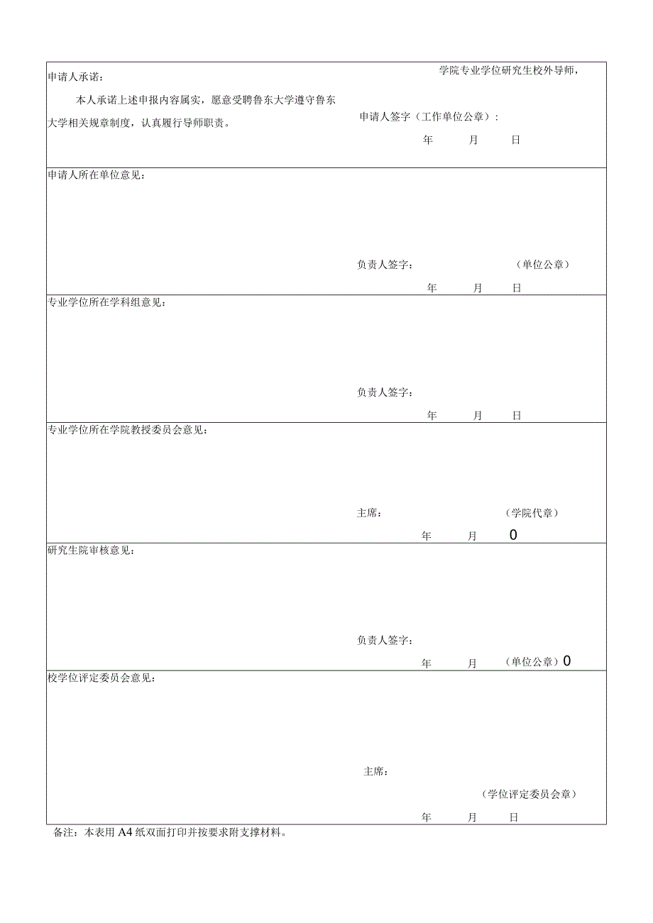 鲁东大学专业学位研究生兼职合作导师申请表.docx_第2页