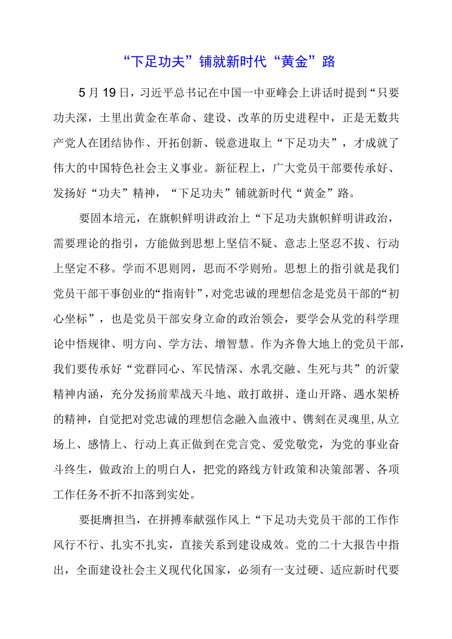 2023年大兴调查研究专题会议学习心得素材.docx_第1页